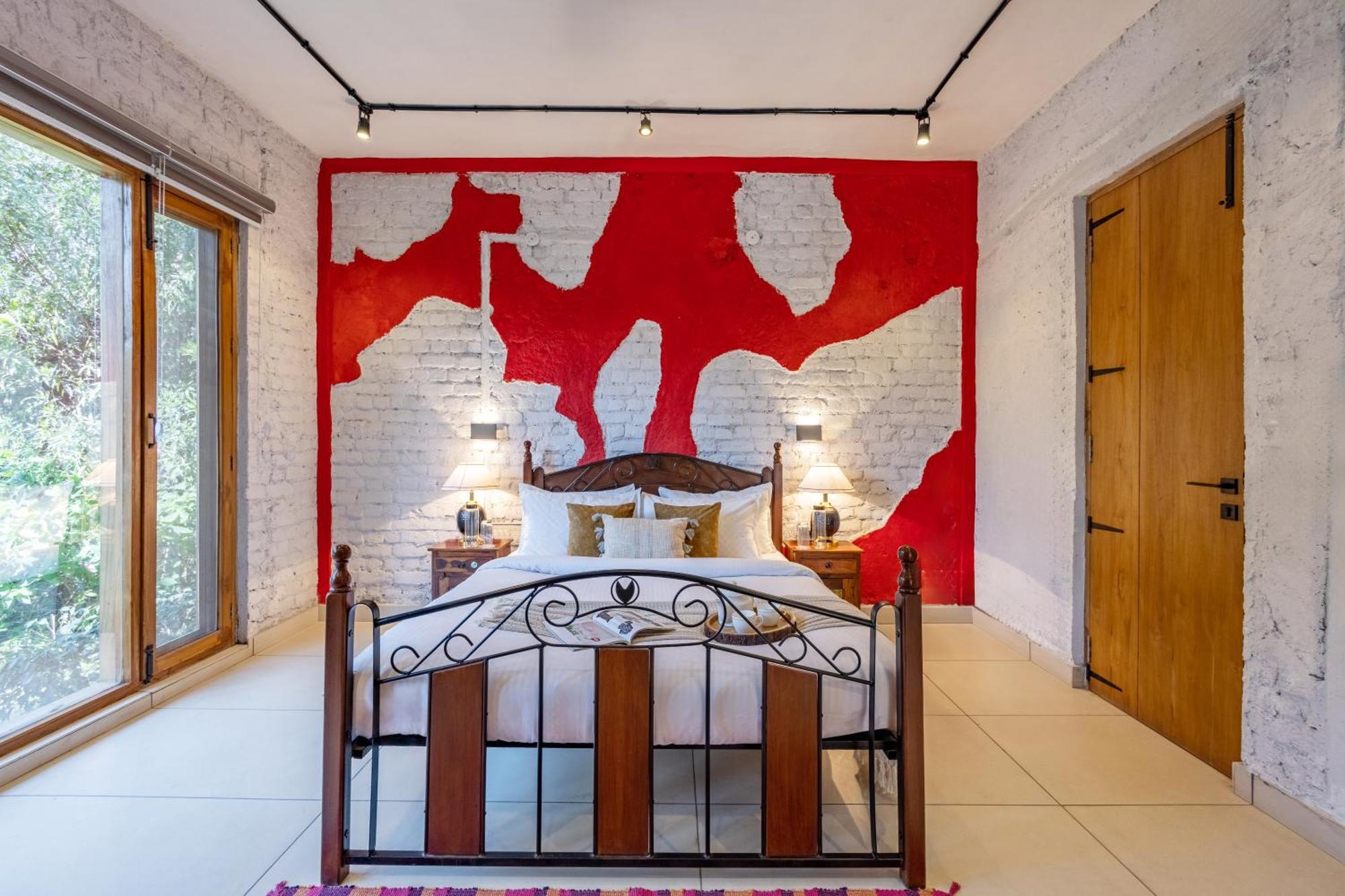 Elivaas Hidden Oasis 4Bhk With Pool, Mud House & Container House Dhauj Exterior foto