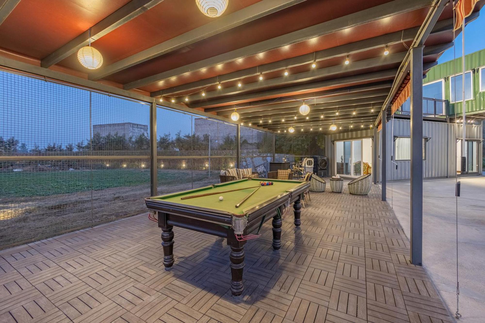 Elivaas Hidden Oasis 4Bhk With Pool, Mud House & Container House Dhauj Exterior foto